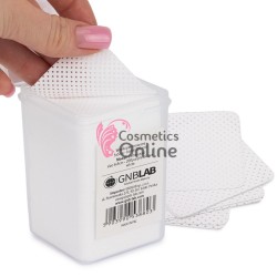 Dischete / servetele perforate pentru unghii 200 bucati Albe Cod 38803